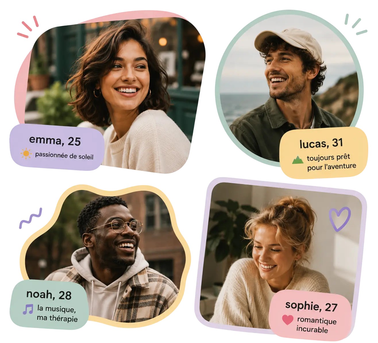 Group of people smiling together outdoors